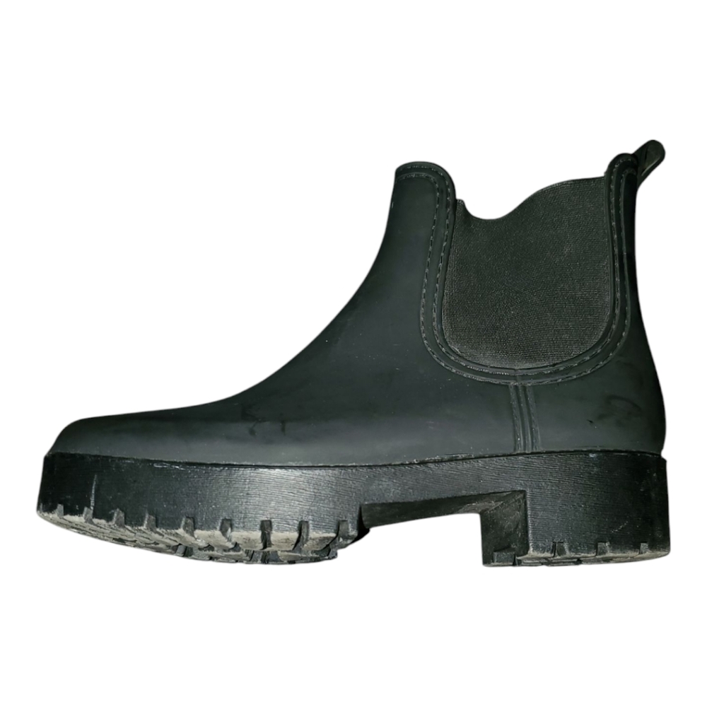 Black Ankle Rain Boots